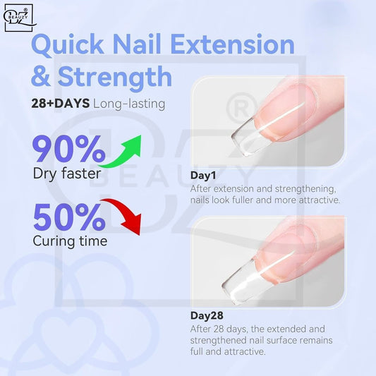 Beauzy Builder Gel – Clear (Crystal Shine & Flexible Strength)