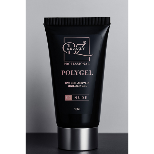 Nude Polygel Nail Extension – Natural Look, Strong & Lightweight