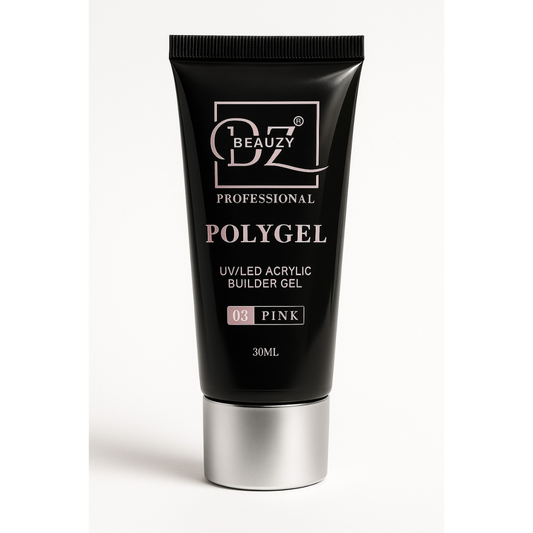 Pink Polygel Nail Extension – Soft Shade, Smooth Application & Professional Finish